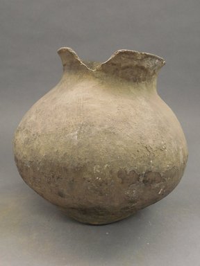 Possibly Ancestral Pueblo. <em>Jar</em>. Clay, slip, 9 1/4 x 9 1/2 in. (23.5 x 24.1 cm). Brooklyn Museum, Riggs Pueblo Pottery Fund, 02.257.2366. Creative Commons-BY (Photo: Brooklyn Museum, CUR.02.257.2366.jpg)