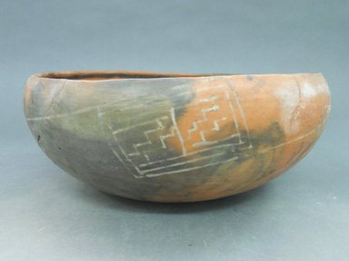 Ancient Pueblo. <em>Bowl</em>. Clay, slip, 4 1/2 in.  (11.4 cm). Brooklyn Museum, Riggs Pueblo Pottery Fund, 02.257.2486. Creative Commons-BY (Photo: Brooklyn Museum, CUR.02.257.2486_view1.jpg)