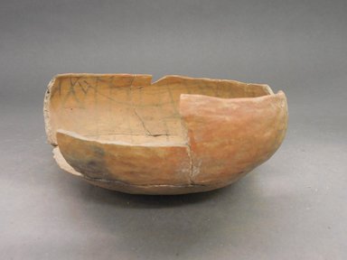 Ancient Pueblo (Anasazi). <em>Bowl</em>. Clay, slip, 3 1/4 x 6 3/8 in. (8.3 x 16/2 cm). Brooklyn Museum, Riggs Pueblo Pottery Fund, 02.257.2511. Creative Commons-BY (Photo: Brooklyn Museum, CUR.02.257.2511.jpg)