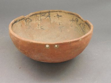 Ancient Pueblo. <em>Bowl</em>. Clay, slip, 3 1/8 x 6 1/4 in.  (7.9 x 15.9 cm). Brooklyn Museum, Riggs Pueblo Pottery Fund, 02.257.2572. Creative Commons-BY (Photo: Brooklyn Museum, CUR.02.257.2572_view1.jpg)