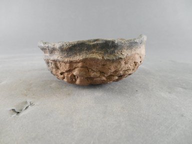 Ancient Pueblo (Anasazi). <em>Cup</em>. Clay, slip, 1 x 3 1/4 in.  (2.5 x 8.3 cm). Brooklyn Museum, Riggs Pueblo Pottery Fund, 02.257.2595. Creative Commons-BY (Photo: Brooklyn Museum, CUR.02.257.2595.jpg)