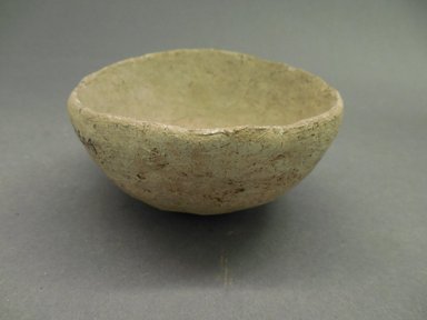 Ancient Pueblo (Anasazi). <em>Bowl or Cup</em>. Clay, 2 x 3 3/8 in.  (5.1 x 8.6 cm). Brooklyn Museum, Riggs Pueblo Pottery Fund, 02.257.2606. Creative Commons-BY (Photo: Brooklyn Museum, CUR.02.257.2606.jpg)