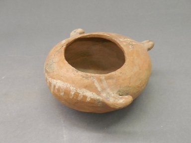 Ancient Pueblo. <em>Bowl</em>. Clay, slip, 2 1/4 x 2 1/2 in.  (5.7 x 6.4 cm). Brooklyn Museum, Riggs Pueblo Pottery Fund, 02.257.2610. Creative Commons-BY (Photo: Brooklyn Museum, CUR.02.257.2610_view1.jpg)
