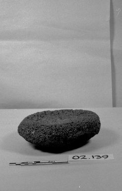 Hawaiian. <em>Dark Grey Mortar</em>, before 1902. Stone, 1 15/16 x 5 7/8 in (5 x 15 cm). Brooklyn Museum, Gift of George C. Brackett and Robert B. Woodward, 02.258.2679. Creative Commons-BY (Photo: Brooklyn Museum, CUR.02.258.2679_bw.jpg)