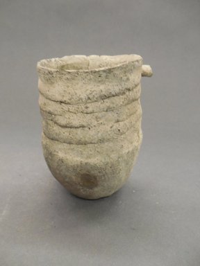 Ancient Pueblo (Anasazi). <em>Pitcher</em>. Clay, slip, 4 3 1/8 in. (10.2 x 7.9 cm). Brooklyn Museum, Gift of Charles A. Schieren, 02.259.2680. Creative Commons-BY (Photo: Brooklyn Museum, CUR.02.259.2680.jpg)