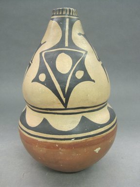 She-we-na (Zuni Pueblo). <em>Copy of a Vase</em>. Clay, slip, 10 7/16 x 7 1/16 in. (26.5 x 18 cm). Brooklyn Museum, Brooklyn Museum Collection, 03.225. Creative Commons-BY (Photo: Brooklyn Museum, CUR.03.225.jpg)