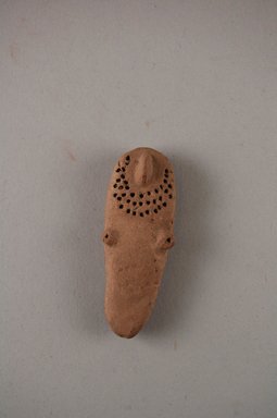 Ancestral Pueblo. <em>Unfired Doll?</em>, 500–750,C.E, Basketmaker III. Clay, 2 1/2 x 1 x 3/8 in. Brooklyn Museum, Gift of A. Augustus Healy and George Foster Peabody, 03.325.10722. Creative Commons-BY (Photo: Brooklyn Museum, CUR.03.325.10722.jpg)