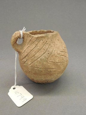 Ancient Pueblo. <em>Pitcher</em>. Clay, 3 1/4 x 3 1/4 in. (8.3 x 8.3 cm). Brooklyn Museum, Museum Expedition 1903, Purchased with funds given by A. Augustus Healy and George Foster Peabody, 03.325.10799. Creative Commons-BY (Photo: Brooklyn Museum, CUR.03.325.10799.jpg)