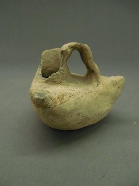 Ancient Pueblo. <em>Pitcher in the Shape of a Bird</em>, 500-700 (probably). Clay, 3 1/4 x 3 x 2 7/8 in. (8.3 x 7.6 x 7.3 cm). Brooklyn Museum, Museum Expedition 1903, Purchased with funds given by A. Augustus Healy and George Foster Peabody, 03.325.10830. Creative Commons-BY (Photo: Brooklyn Museum, CUR.03.325.10830_view1.jpg)