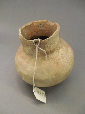 Ancient Pueblo. <em>Jar</em>, 800-900, Pueblo I. Clay, 4 3/4 x 5 in. (12.1 x 12.7 cm). Brooklyn Museum, Museum Expedition 1903, Purchased with funds given by A. Augustus Healy and George Foster Peabody, 03.325.10839. Creative Commons-BY (Photo: Brooklyn Museum, CUR.03.325.10839.jpg)