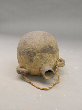 Pueblo. <em>Small Canteen with 2 Loop Handles</em>. Clay, 4 1/4 x 3 1/4 in (10.8 x 8.3 cm). Brooklyn Museum, Museum Expedition 1903, Purchased with funds given by A. Augustus Healy and George Foster Peabody, 03.325.10845. Creative Commons-BY (Photo: Brooklyn Museum, CUR.03.325.10845.jpg)
