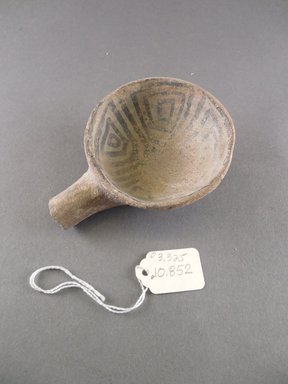 Ancient Pueblo (Anasazi). <em>Ladle Fragment</em>, Probably 1070-1300 C.E., Pueblo III. Clay, 4 1/2 x 3 1/2 x 1 1/2 in. (11.4 x 8.9 x 3.8 cm). Brooklyn Museum, Museum Expedition 1903, Purchased with funds given by A. Augustus Healy and George Foster Peabody, 03.325.10852. Creative Commons-BY (Photo: Brooklyn Museum, CUR.03.325.10852.jpg)