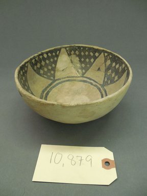 Ancestral Pueblo. <em>Bowl</em>, 500–750, Basketmaker III. Clay, 6 3/4 x 3 in. (17.1 x 7.6 cm). Brooklyn Museum, Museum Expedition 1903, Purchased with funds given by A. Augustus Healy and George Foster Peabody, 03.325.10879. Creative Commons-BY (Photo: Brooklyn Museum, CUR.03.325.10879_view1.jpg)