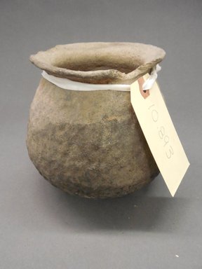 Ancient Pueblo. <em>Jar</em>, Probably 900-1100, Pueblo II. Clay, 5 1/4 x 5 1/2 in. (13.3 x 14 cm). Brooklyn Museum, Museum Expedition 1903, Purchased with funds given by A. Augustus Healy and George Foster Peabody, 03.325.10893. Creative Commons-BY (Photo: Brooklyn Museum, CUR.03.325.10893.jpg)