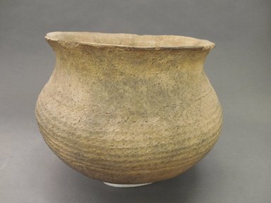 Ancient Pueblo. <em>Jar</em>, Probably 1070-1300, Pueblo III. Clay, 8 3/8 x 11 in. (21.3 x 27.9 cm). Brooklyn Museum, Museum Expedition 1903, Purchased with funds given by A. Augustus Healy and George Foster Peabody, 03.325.10902. Creative Commons-BY (Photo: Brooklyn Museum, CUR.03.325.10902.jpg)