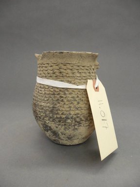 Pueblo. <em>Pitcher</em>, Probably 900-1100, Pueblo II. Clay, 5 3/8 x 4 1/2 in. (13.7 x 11.4 cm). Brooklyn Museum, Museum Expedition 1903, Purchased with funds given by A. Augustus Healy and George Foster Peabody, 03.325.11017. Creative Commons-BY (Photo: Brooklyn Museum, CUR.03.325.11017.jpg)
