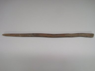 Ancestral Hopi Pueblo. <em>Planting Stick</em>. Wood, 3/4 × 5/8 × 16 9/16 in. (1.9 × 1.6 × 42.1 cm). Brooklyn Museum, Museum Expedition 1903, Purchased with funds given by A. Augustus Healy and George Foster Peabody, 03.325.12014. Creative Commons-BY (Photo: , CUR.03.325.12014.jpg)