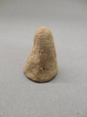 Ancient Pueblo (Anasazi). <em>Unfired Clay Cone</em>, 450-700, Basketmaker III. Clay, 1 7/16 x 1 1/8 in. (3.7 x 2.9 cm). Brooklyn Museum, Museum Expedition 1903, Purchased with funds given by A. Augustus Healy and George Foster Peabody, 03.325.12306. Creative Commons-BY (Photo: Brooklyn Museum, CUR.03.325.12306.jpg)