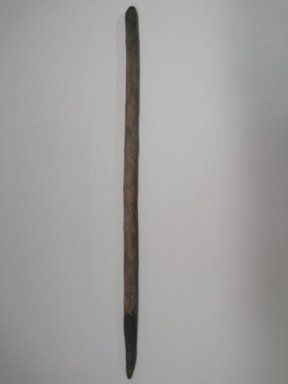 Ancestral Hopi Pueblo. <em>Pointed Stick Charred at one End</em>. Yucca stalk, 9/16 × 1/2 × 16 in. (1.4 × 1.3 × 40.6 cm). Brooklyn Museum, Museum Expedition 1903, Purchased with funds given by A. Augustus Healy and George Foster Peabody, 03.325.12476. Creative Commons-BY (Photo: , CUR.03.325.12476.jpg)