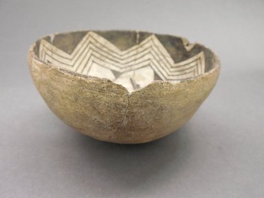 Ancient Pueblo. <em>Bowl</em>, 875-950. Clay, 1 15/16 × 4 1/2 × 4 1/2 in. (5 × 11.5 × 11.5 cm). Brooklyn Museum, Museum Expedition 1903, Museum Collection Fund, 03.325.4157. Creative Commons-BY (Photo: Brooklyn Museum, CUR.03.325.4157_view1.jpg)