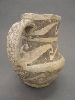 Ancient Pueblo. <em>Pitcher</em>, 950-1150. Clay, pigment, 7 1/2 × 5 7/8 × 5 7/8 in. (19 × 15 × 15 cm). Brooklyn Museum, Museum Expedition 1903, Museum Collection Fund, 03.325.4166. Creative Commons-BY (Photo: Brooklyn Museum, CUR.03.325.4166_view1.jpg)