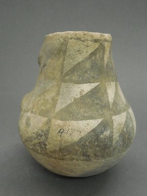 Ancient Pueblo (Anasazi). <em>Pitcher</em>. Clay, slip, 4 3/4 x 4 3/8 in. (12.1 x 11.1 cm). Brooklyn Museum, Museum Expedition 1903, Museum Collection Fund, 03.325.4187. Creative Commons-BY (Photo: Brooklyn Museum, CUR.03.325.4187.jpg)