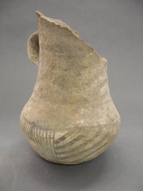 Ancient Pueblo (Anasazi). <em>Pitcher</em>, 900-1100 (probably). Clay, 6 1/2 x 5 in. (16.5 x 12.7 cm). Brooklyn Museum, Museum Expedition 1903, Museum Collection Fund, 03.325.4200. Creative Commons-BY (Photo: Brooklyn Museum, CUR.03.325.4200.jpg)