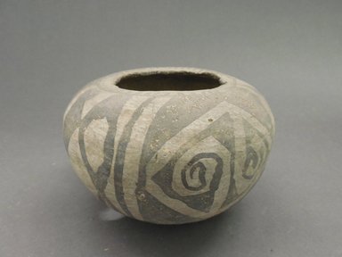 Ancient Pueblo. <em>Seed Jar</em>, 1000-1100. Clay, slip, pigment, 3 3/8 × 5 1/8 × 5 1/8 in. (8.5 × 13 × 13 cm). Brooklyn Museum, Museum Expedition 1903, Museum Collection Fund, 03.325.4263. Creative Commons-BY (Photo: Brooklyn Museum, CUR.03.325.4263_view1.jpg)