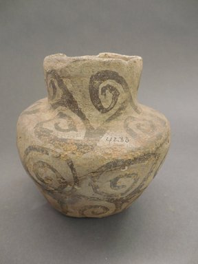 Ancient Pueblo. <em>Jar</em>, 875-1000 (probably). Clay, pigment, 5 1/2 × 5 5/16 × 5 5/16 in. (14 × 13.5 × 13.5 cm). Brooklyn Museum, Museum Expedition 1903, Museum Collection Fund, 03.325.4283. Creative Commons-BY (Photo: Brooklyn Museum, CUR.03.325.4283.jpg)