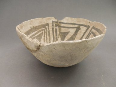 Ancient Pueblo. <em>Bowl</em>, 1025-1150. Clay, slip, pigment, 3 9/16 × 7 5/16 × 7 5/16 in. (9 × 18.5 × 18.5 cm). Brooklyn Museum, Museum Expedition 1903, Museum Collection Fund, 03.325.4316. Creative Commons-BY (Photo: Brooklyn Museum, CUR.03.325.4316_view1.jpg)