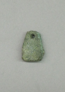 Southwest (unidentified). <em>Green Tooth-shaped Pendant</em>. Turquoise, 1.8 x 1.4 x 0.6 cm / 5/8 x 7/16 x 3/16 in. Brooklyn Museum, Museum Expedition 1903, Museum Collection Fund, 03.325.4504. Creative Commons-BY (Photo: , CUR.03.325.4504.jpg)
