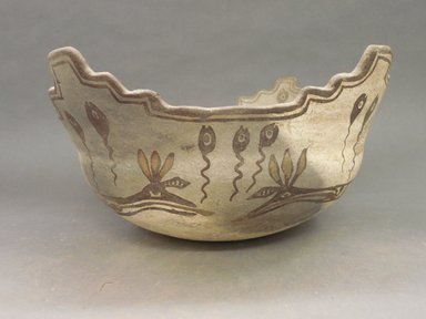 She-we-na (Zuni Pueblo). <em>Bowl for Sacred Water or Prayer Meal</em>. Clay, slip, 6 5/16 x 13 3/4 x 13 3/4 in. (16 x 35 x 35 cm). Brooklyn Museum, Museum Expedition 1903, Museum Collection Fund, 03.325.4722. Creative Commons-BY (Photo: Brooklyn Museum, CUR.03.325.4722_view1.jpg)