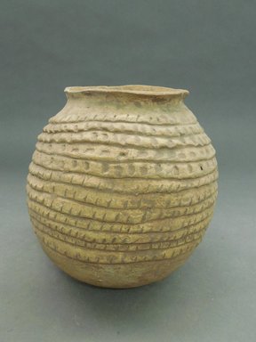 A:shiwi (Zuni Pueblo). <em>Coiled Ware Jar</em>. Clay, 7 3/8 x 7 1/8 in. (18.7 x 18.1 cm). Brooklyn Museum, Museum Expedition 1903, Museum Collection Fund, 03.325.4729. Creative Commons-BY (Photo: Brooklyn Museum, CUR.03.325.4729.jpg)