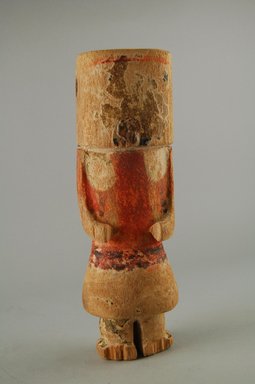 Hopi Pueblo. <em>Kachina Doll (Tassap [Navajo])</em>, late 19th century. Wood, paint, 8 9/16 × 2 9/16 × 2 1/2 in. (21.7 × 6.5 × 6.4 cm). Brooklyn Museum, Museum Expedition 1904, Museum Collection Fund, 04.297.5578. Creative Commons-BY (Photo: Brooklyn Museum, CUR.04.297.5578_front.jpg)