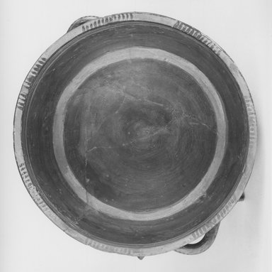Greek. <em>Bowl on High Foot</em>, 8th century B.C.E. Clay, slip, 4 3/16 x Diam. of mouth 6 11/16 in. (10.7 x 17 cm). Brooklyn Museum, Museum Collection Fund, 05.2. Creative Commons-BY (Photo: Brooklyn Museum, CUR.05.2_NegC_print_bw.jpg)