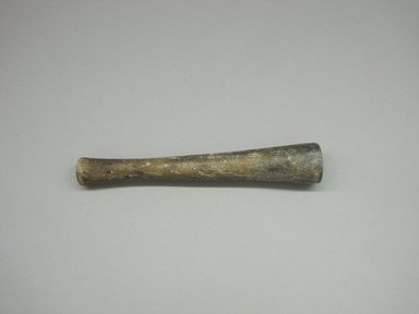 Hupa. <em>Pipe</em>. Stone, 1 1/8 × 1 1/8 × 6 7/8 in. (2.9 × 2.9 × 17.5 cm). Brooklyn Museum, Museum Expedition 1905, Museum Collection Fund, 05.588.7490. Creative Commons-BY (Photo: Brooklyn Museum, CUR.05.588.7490.jpg)
