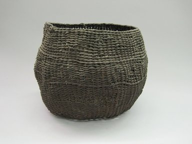 Yurok. <em>Storage Basket</em>. Fiber, 8 3/4 × 11 3/4 × 11 5/8 in. (22.2 × 29.8 × 29.5 cm). Brooklyn Museum, Museum Expedition 1905, Museum Collection Fund, 05.588.7555. Creative Commons-BY (Photo: Brooklyn Museum, CUR.05.588.7555.jpg)