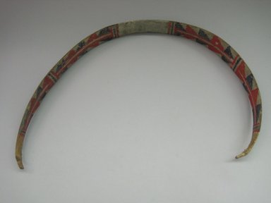 Yurok. <em>Bow</em>. Wood, hide, pigment, 12 1/2 × 2 1/4 × 18 5/8 in. (31.8 × 5.7 × 47.3 cm). Brooklyn Museum, Museum Expedition 1905, Museum Collection Fund, 05.588.7630. Creative Commons-BY (Photo: Brooklyn Museum, CUR.05.588.7630.jpg)