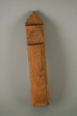Pueblo, Keres. <em>Image</em>. Wood, pigment, 10 1/16 x 2 in.  (25.5 x 5.1 cm). Brooklyn Museum, Museum Expedition 1905, Museum Collection Fund, 05.588.7650. Creative Commons-BY (Photo: Brooklyn Museum, CUR.05.588.7650_front.jpg)