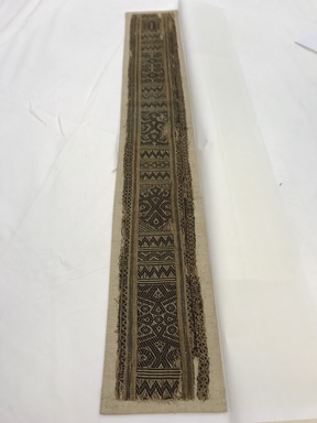  <em>Woven Band</em>. Cotton, 6 1/4 × 41 7/16 in. (15.8 × 105.2 cm). Brooklyn Museum, Brooklyn Museum Collection, 05.63. Creative Commons-BY (Photo: , CUR.05.63_overall.jpg)