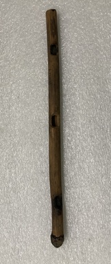 Pen Graves (Pomo). <em>Dance Flute (Whistle) (li-li-bu)</em>. Wood, resin, 13 3/4 x 11/16in. (35 x 1.7cm). Brooklyn Museum, Museum Expedition 1906, Museum Collection Fund, 06.331.8044. Creative Commons-BY (Photo: Brooklyn Museum, CUR.06.331.8044.jpg)