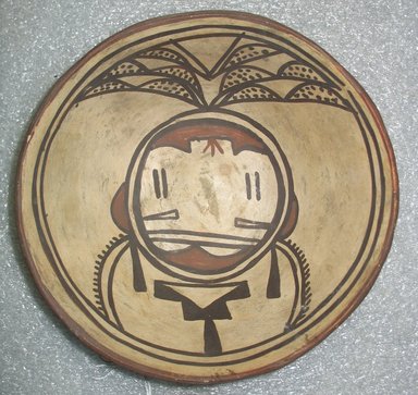 Hopi Pueblo. <em>Bowl</em>, late 19th century. Ceramic, pigment, 1 15/16 x 7 3/16 in. (4.9 x 18.2 cm). Brooklyn Museum, Brooklyn Museum Collection, 07.4. Creative Commons-BY (Photo: Brooklyn Museum, CUR.07.4.jpg)