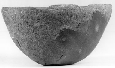  <em>Deep Bowl</em>, ca. 3800-3500 B.C.E. Clay, 2 5/16 x greatest diam. 4 5/16 in. (5.8 x 11 cm). Brooklyn Museum, Charles Edwin Wilbour Fund, 07.447.1366. Creative Commons-BY (Photo: Brooklyn Museum, CUR.07.447.1366_NegA_print_bw.jpg)