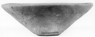  <em>Bowl</em>, ca. 3500-3300 B.C.E. Clay, 2 3/16 x Diam. 5 1/2 in. (5.5 x 13.9 cm). Brooklyn Museum, Charles Edwin Wilbour Fund, 07.447.1370. Creative Commons-BY (Photo: , CUR.07.447.1370_NegA_print_bw.jpg)