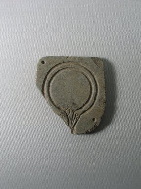  <em>Half-Mold for Casting Bracelets</em>, 332 B.C.E.–642 C.E. Steatite, 3 7/16 x 3 7/8 in. (8.8 x 9.8 cm). Brooklyn Museum, Charles Edwin Wilbour Fund, 07.447.880. Creative Commons-BY (Photo: , CUR.07.447.880_view01.jpg)