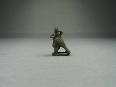  <em>Composite Deity Amulet</em>, 664-31 B.C.E. Faience, 1 1/8 x 3/8 x 13/16 in. (2.9 x 1 x 2 cm). Brooklyn Museum, Charles Edwin Wilbour Fund, 08.480.103. Creative Commons-BY (Photo: Brooklyn Museum, CUR.08.480.103_view4.jpg)