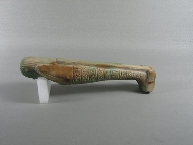  <em>Ushabti of the Priest of Nefertem</em>, 664-525 B.C.E. Faience, Height 8 in. (20.3 cm). Brooklyn Museum, Charles Edwin Wilbour Fund, 08.480.9. Creative Commons-BY (Photo: Brooklyn Museum, CUR.08.480.9_view5.jpg)