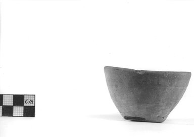  <em>Cup</em>. Terracotta, Diameter 2 in. (5.1 cm), to 3 1/4 in. (8.3 cm). Brooklyn Museum, Charles Edwin Wilbour Fund, 09.889.523. Creative Commons-BY (Photo: Brooklyn Museum, CUR.09.889.523_NegA_print_bw.jpg)