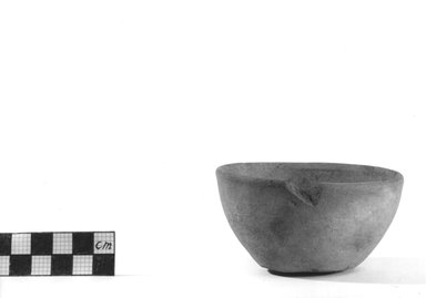  <em>Cup</em>. Terracotta, Diameter 3 1/2 in. (8.9 cm) to 3 3/8 in. (8.6 cm). Brooklyn Museum, Charles Edwin Wilbour Fund, 09.889.533. Creative Commons-BY (Photo: Brooklyn Museum, CUR.09.889.533_NegA_print_bw.jpg)