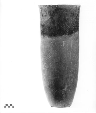  <em>Goblet Shaped Vase</em>, ca. 4400-3100 B.C.E. Clay, 19 x greatest diam. 7 13/16 in. (48.3 x 19.9 cm). Brooklyn Museum, Charles Edwin Wilbour Fund, 09.889.540. Creative Commons-BY (Photo: Brooklyn Museum, CUR.09.889.540_NegA_print_bw.jpg)